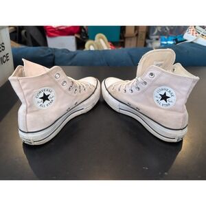 CONVERSE CTAS LIFT PLATFORM DECADE PINK CANVAS HI SNEAKERS 7 A05135F